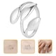 thumbnail image 5 of Anillo abierto ajustable con diseño de hoja para mujer, 5 of 7