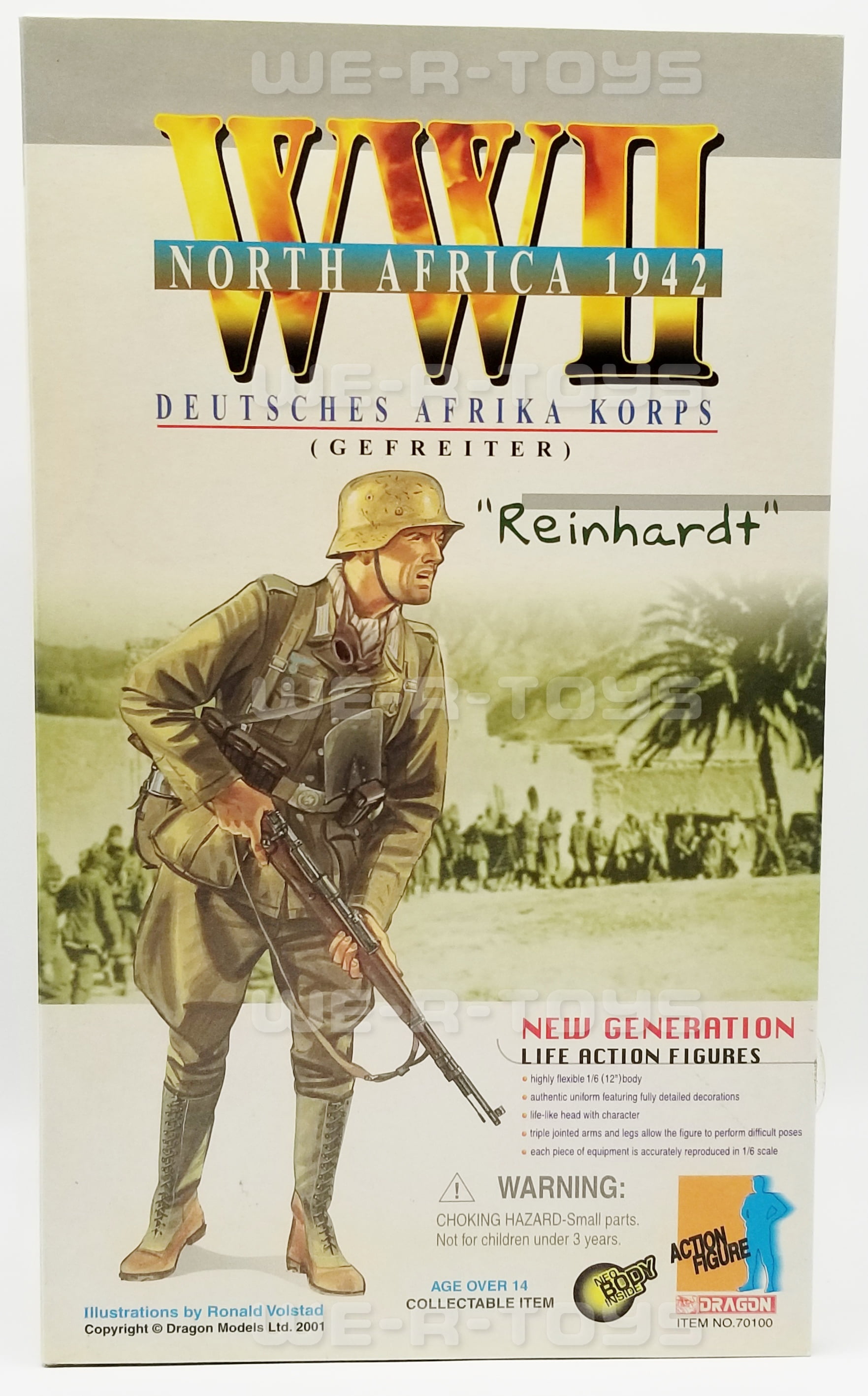 Figurine Collection Del Prado Adjudant Afrika Korps 1942 Wehrmacht Figure 
