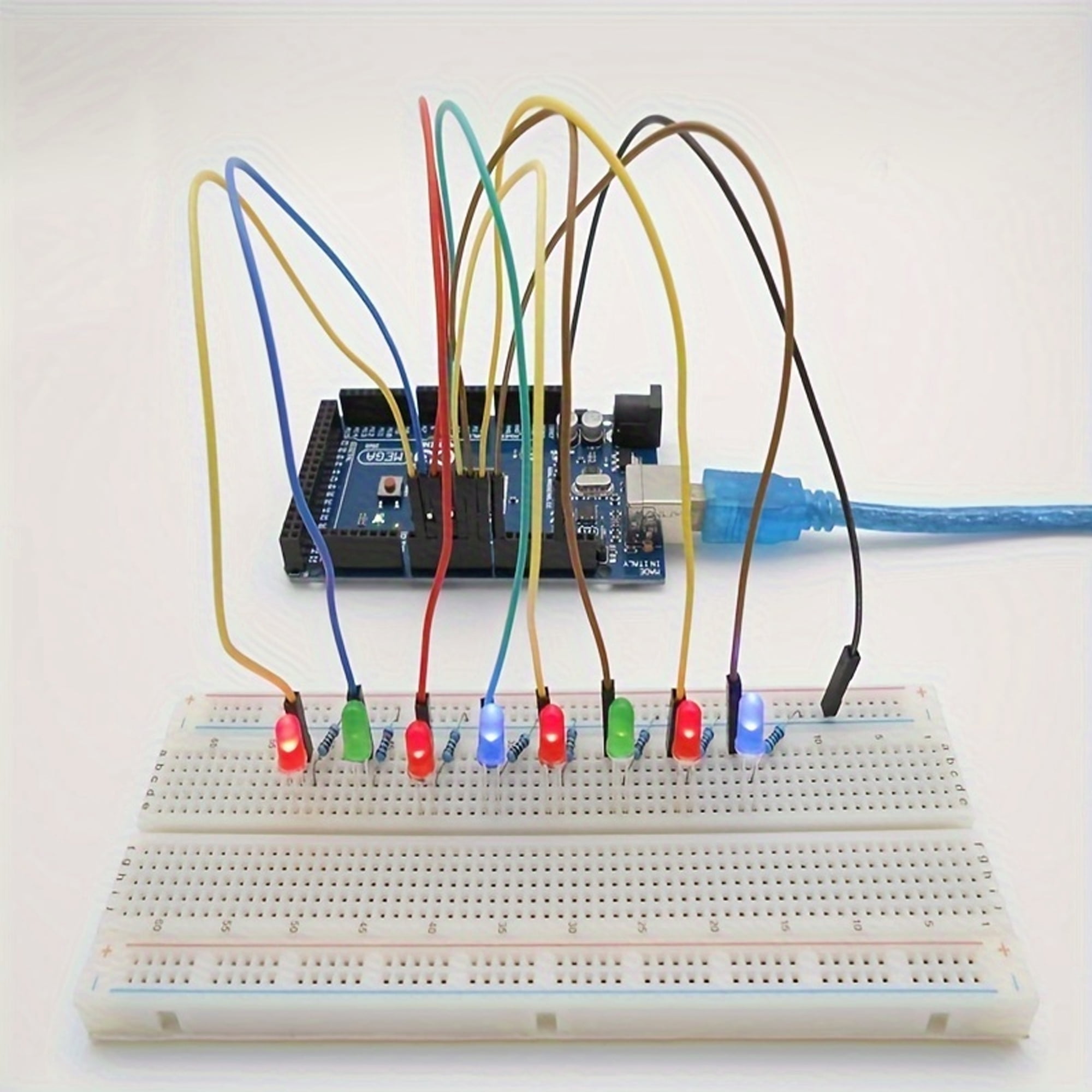 Full Starter Learning Kit for Arduino MEGA 2560, LCD1602 Display & Servo Motor Included