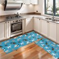 thumbnail image 3 of Kitchen Rugs Sets Of 2,Cartoon Dogs Blue Background Anti Fatigue Kitchen Mat Rugs Non Slip Washable,Decorative Kitchen Floor Mats for Kitchen,Sink,Laundry,17"X47", 3 of 5