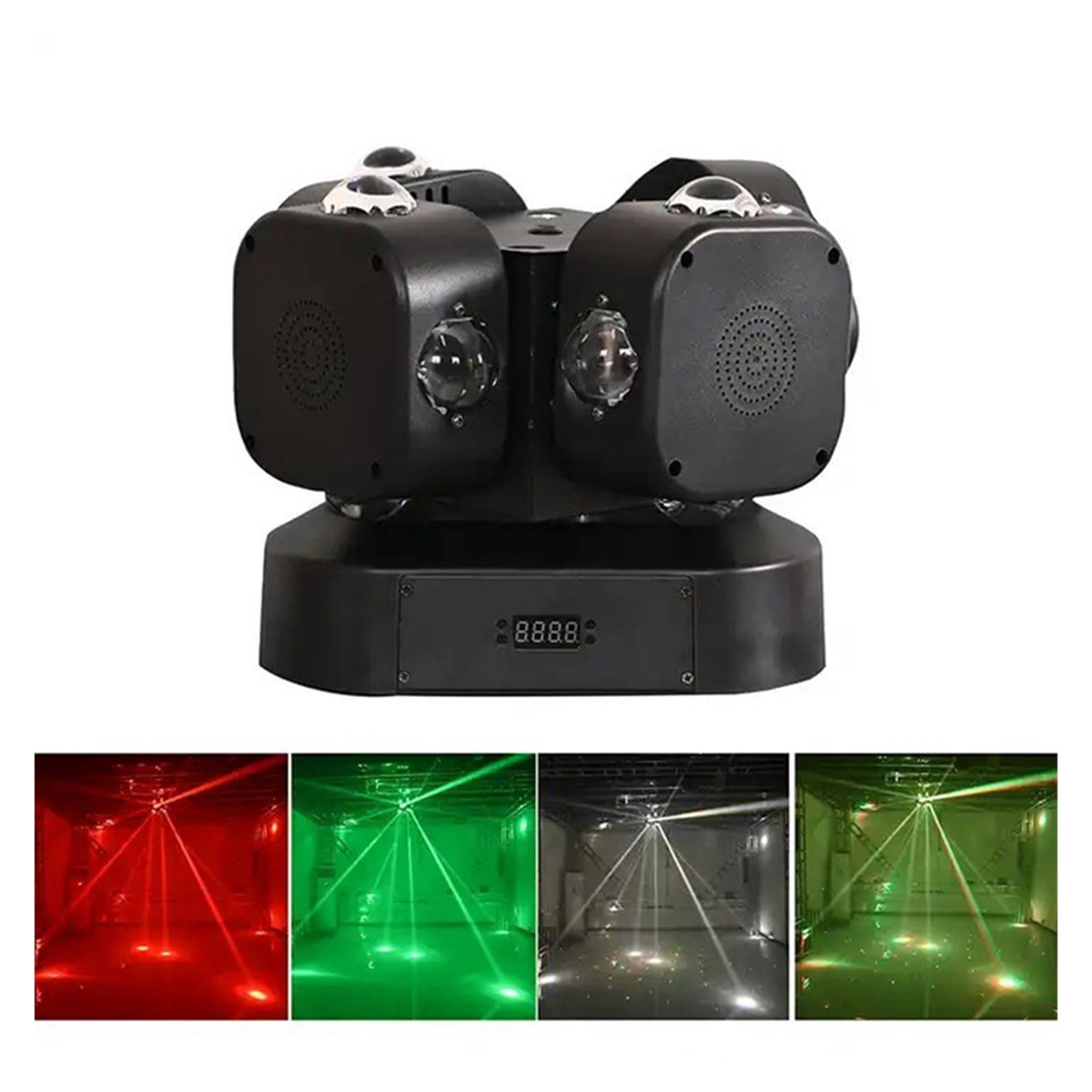 Rotating Beam Moving Head Light RGBW 4in1 Led With Strobe Effects Stage Lighting For DJ Disco Club Music Party
