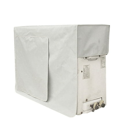 

HOMEMAXS Outdoor Air Conditioner Unit Cover Sun Dust Protection Cover Fabric Shield 74x54x26cm(Silvey Grey)