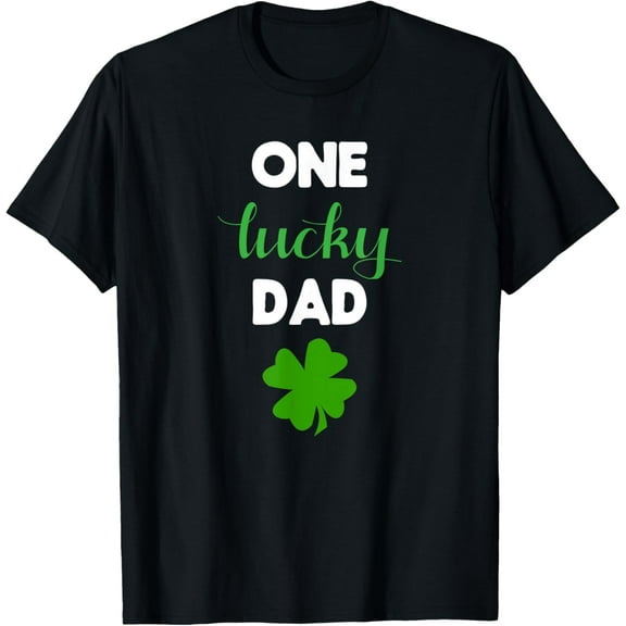 One Lucky Dad Matching Family St. Patrick's Day T-Shirt