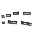 thumbnail image 1 of 8/14/16/18/20/24/28Pin Flat Pins Small Professional Wire Cable Sockets Adapter Connector Through Hole Chip Sockets Lightweight IC Adaptor Holder, 1 of 8