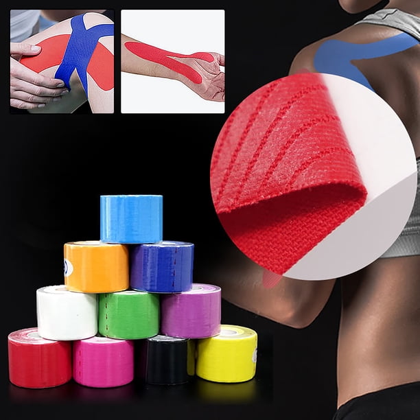 Ganfancp Cinta Invisible Desechable Pull-Up Cinta Muscular Elástica No Tejida Cinta Deportiva Elástica Rebajas Hoy Liquidación 1X Cinta Deportiva 10Cm