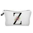 thumbnail image 2 of JingChun A-Z Personalized Makeup Bag, Birthday Gifts for Women Mom, Gifts for Best Friend, Bride Bridesmaid Cosmetic bag, 2 of 6