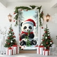 thumbnail image 5 of Jolly Santa Christmas Door Cover for Front Door, Large 35x71 Inch Holiday Banner for Home and Office Decoration, 5 of 6