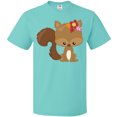 thumbnail image 3 of Inktastic Cute Squirrel, Squirrel With Flowers, Fluffy Tail T-Shirt, 3 of 5