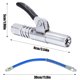 thumbnail image 2 of Muyoka Acoplador de herramienta de engrase 10000 PSI Bloqueo r谩pido y liberaci贸n Punta de herramienta de engrase sin fugas con manguera de 11.8" Acero inoxidable 1/8" NPT Accesorios de herramienta de, 2 of 7