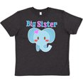 thumbnail image 3 of Inktastic Big Sister elephant Youth T-Shirt, 3 of 5