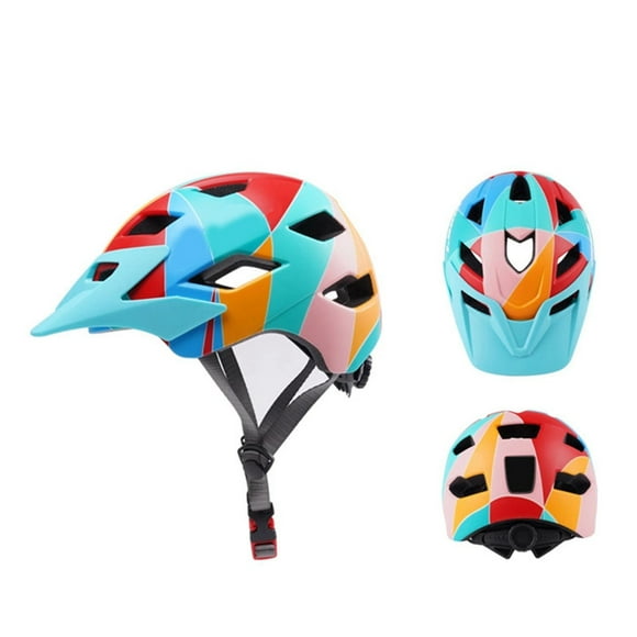 MAYUJIAA Kid Cycling Helmet Comfortable Breathable Electric Safety Bike Helmets for Boys Girls Colorful HW313-28327