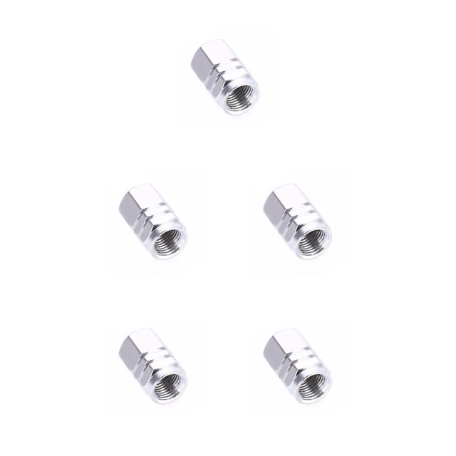 Scienceny 4 piezas de tapas decorativas para neumáticos, cubiertas para válvulas de neumáticos, cubiertas pequeñas simples para tapones de Type2 NO2