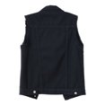 thumbnail image 4 of DuoJiaJ Women's Solid Color Sleeveless Denim Shirt Vest Loose Denim Jacket Top Women’s Tank Tops, 4 of 4