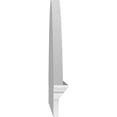 thumbnail image 4 of Ekena Millwork 66"W x 23-3/8"H x 2-3/4"P Segment Arch Sunburst Architectural Grade PVC Combination Pediment, 4 of 7