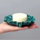 thumbnail image 3 of Jabonera de hoja de loto de cerámica, soporte de anillo, soporte para pulsera, bandeja de jabón, bandejas de bañera para bañera y jabón, 3 of 5
