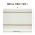 thumbnail image 5 of Dainty Home Set of 6 Placemats | Elegant and Durable | 12x18 in PVC Non-Slip Washable Place Mats | Tear-Resistant Heat | Resistant Placemats, 5 of 9