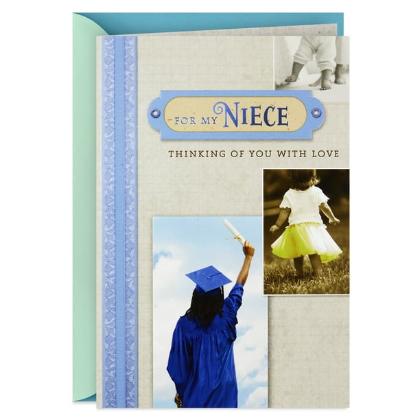 Hallmark Graduation Card for Niece (Thinking of You with Love
