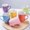Multicolour, variant on Coffee Mugs Set of 6, 12oz Green Ceramic Coffee Cups with Handle | Dishwasher & Microwave Safe, DIY Friendly, Matte Porcelain Coffee Mugs for Latte, Tea, Cocoa, Cappuccino, Cups for Women Men