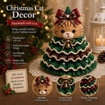 thumbnail image 3 of Crochet Animal Christmas Tree DIY Kit, Handmade Ornament Set with Pearl, Beginner Friendly, Christmas Decorations Gifts for Family, 3 of 6