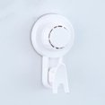 thumbnail image 1 of 4 Pice Blanc Crochet Mural Rutilisable Puissant Charge 5kg, Luxear Crochet Ventouse Salle De Bain Porte Serviette Couronne Peignoir Manteau Torcho, 1 of 5