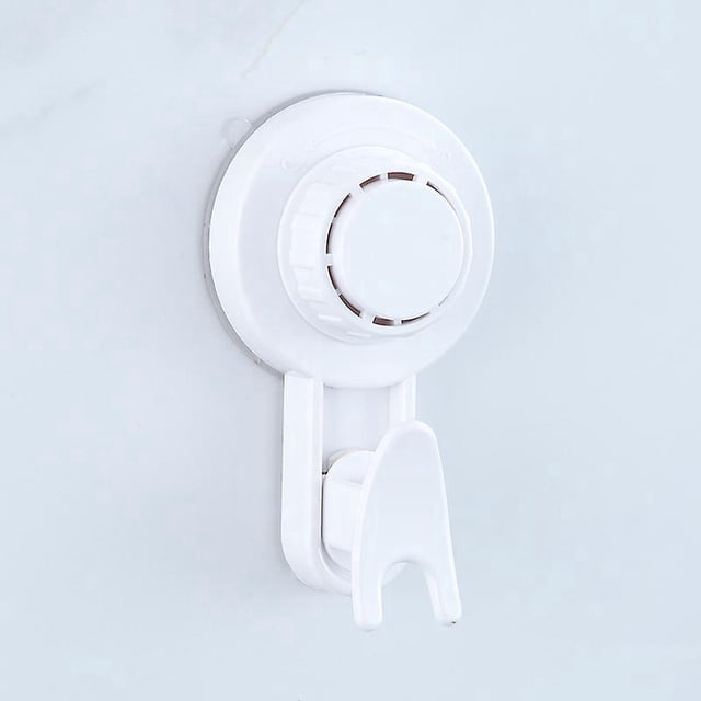 4 Pice Blanc Crochet Mural Rutilisable Puissant Charge 5kg, Luxear Crochet Ventouse Salle De Bain Porte Serviette Couronne Peignoir Manteau Torcho