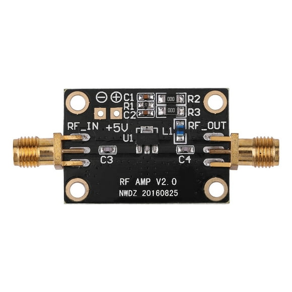 Módulo amplificador de bajo ruido de banda ancha de 0,01 a 4 GHz y 21 dB para radioaficionados RTL SDR LNA