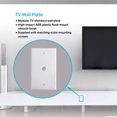 thumbnail image 5 of Steren White TV Wall Plate with 1-Hole - Modular Flush-Mount Design, 5 of 7