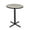 Brown, variant on Regency Cain Small 30 in. Round X-Base Cafe Table- Grey