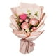 thumbnail image 1 of Ramo de clavel de ganchillo, ramo de flores de punto, decoración de primavera hecha a mano, bendición eterna completada para el regalo del Día de las rosa, 1 of 8