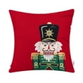 thumbnail image 5 of Ashler Christmas Decorative Snowman soldier Series Throw Pillow Cushion Covers 18 x 18 inches, Pack of 4, 5 of 7