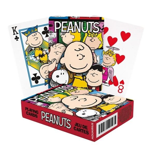 Juego de cartas AQUARIUS Peanuts, mazo fundido, tamaño póker
