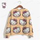 thumbnail image 3 of Sudadera con capucha con estampado de HELLO KITTY para mujer, suéter holgado con estampado de dibujos animados, moda coreana, elegante, fino, y2k, otoño, 3 of 3