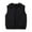 Black-jacket women vests, variant on Dazajoo Women's Cropped Jacket Coat Sleeveless Puffer Vest with Hood Casual Warm Hooded Zipper Jackets,Pink,XXXL