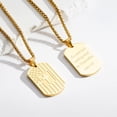 thumbnail image 5 of APSVO Gold Dog Tag Cross Necklaces for Men Boys American Flag Pendant Chain Catholic Christian Religious Birthday First Communion Graduation Fathers Day Jewelry Gifts Teen Son Dad Kids Age Ideas, 5 of 7