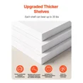 thumbnail image 5 of 360° rotating five-tier shoe rack, freestanding round display shelf, suitable for bedrooms, living rooms, entryways, and wardrobes, white., 5 of 6