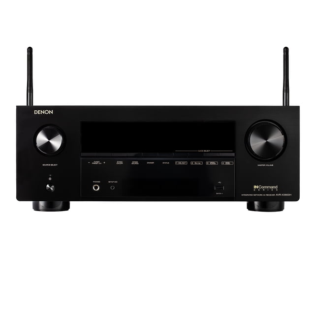 Denon AVR-X3800H Récepteur 9.4-Ch - 8K UHD Cinéma Maison AVR (105W X 9) Bluetooth Intégré, Wi-Fi & HEOS Diffusion en Continu Multi-Pièces, Dolby Atmos, DTS:X, IMAX Enhanced & Auro 3D