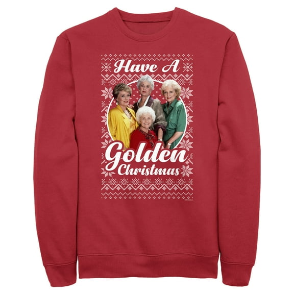 Men's The Golden Girls Ugly Christmas Portrait  Sweatshirt