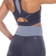 thumbnail image 5 of White Mark Women's Cut Out Back Mesh Sports Bra & Leggings Set, 5 of 5