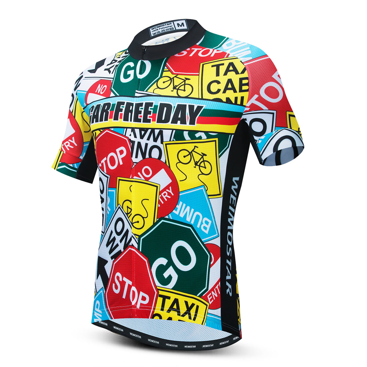 Men Solid Color Cycling Jersey Ropa Ciclismo Bicycle T-Shirts Summer Tops 