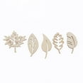 thumbnail image 7 of 50Pack Leaves Wooden Pieces Mixed Wood Chip Painting Drawing Crafts, 7 of 7