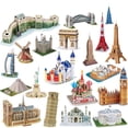 thumbnail image 2 of World Famous Architecture Building Puzzle 3D Construction Jigsaw Puzzle Toys For Kids Birthday Christmas Gift, 2 of 7