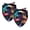 Multi-colored 2, variant on PhooArto Neon Dragonfly Skull Pattern Dog Bandanas, 2 Pack Soft Washable Pet Scarf Triangle for Large Dogs Puppies and Cats
