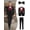Mixed Color, variant on Men’s 4-Piece Suit Set – Jacket, Vest, Pants & Black Tie, Shawl Collar Formal Business Attire for Weddings, Banquets & Professional Events