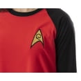 thumbnail image 2 of Star Trek Original Series Nightgown Junior Womens' Fleece Raglan Sleep Starfleet Costume Dress  - Kirk Spock Uhura, 2 of 6