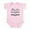 Petal Pink, variant on CafePress - Atwater California Body Suit - Baby Light Bodysuit, Size Newborn - 24 Months