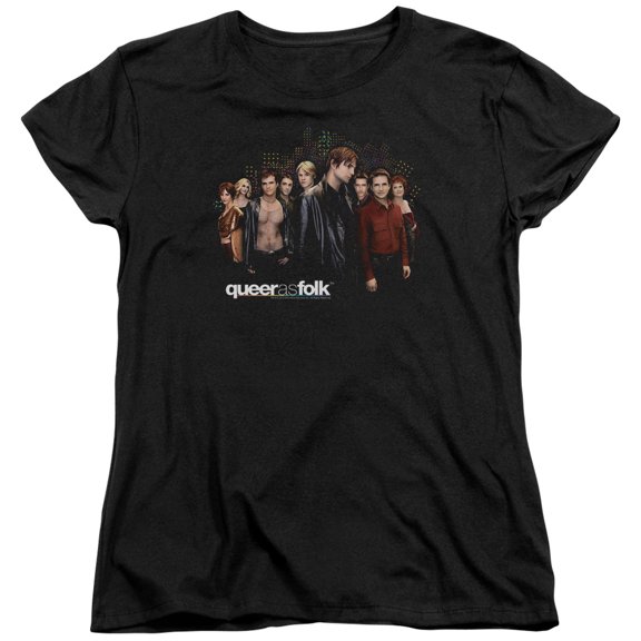 Queer As Folk Title Women's T-Shirt Black