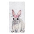 thumbnail image 3 of Kitchen for Utensils Towel Cleaning Household Tableware Cloth Dish Towel Hand Kitchen Microfiber Animal Rabbits Heads Wreaths, 3 of 7