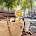 thumbnail image 4 of Aoznliie Handheld Mini Fan, 3 Speeds USB Rechargeable Personal Cooling Fan for Travel, 4x2x8 inch Cute Portable Cooling for Office, Yellow, 4 of 6