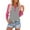 #240-Hot Pink, variant on Craaazy Shirts for Women Button V-neck 3/4 Sleeve Color Block T-Shirts Casual Blouses Gifts