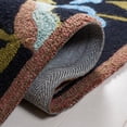 thumbnail image 5 of SAFAVIEH Four Seasons FRS435B Black / Purple Rug, 5 of 7